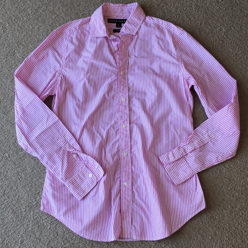 Ralph Lauren black label shirt sz 8 slim fit
